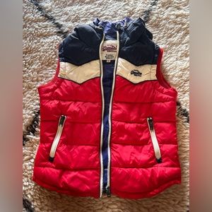 SuperDry Vintage Premium Black Label Women’s Hooded Vest